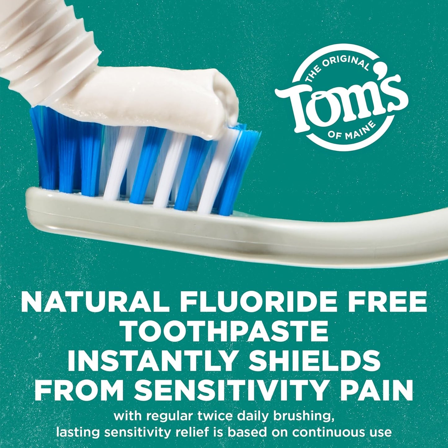 Fluoride-Free Rapid Relief Sensitive Toothpaste, Fresh Mint, 4 Oz. 3-Pack (Packaging May Vary)