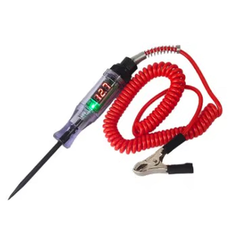 Car Truck Voltage Circuit Tester Auto 6V 24V Tools Car Diagnostic Probe Test Pen Light Bulb Electric Measuring Pen Tools