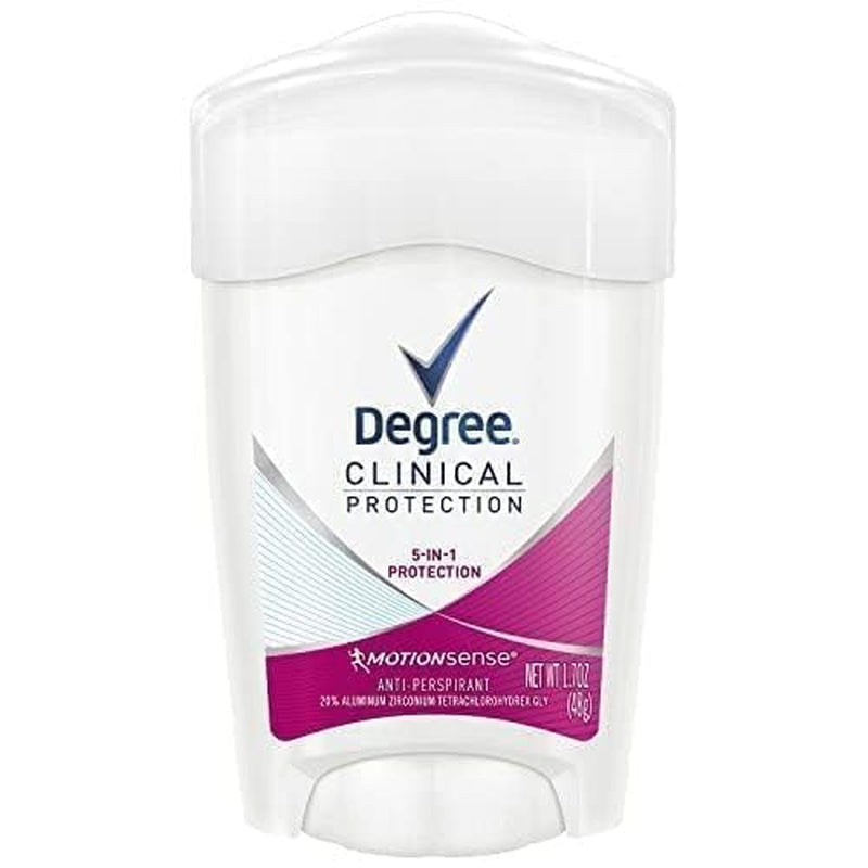 Clinical Protection Antiperspirant Deodorant 72-Hour Sweat & Odor Protection 5-In-1 Antiperspirant for Women 1.7 Oz