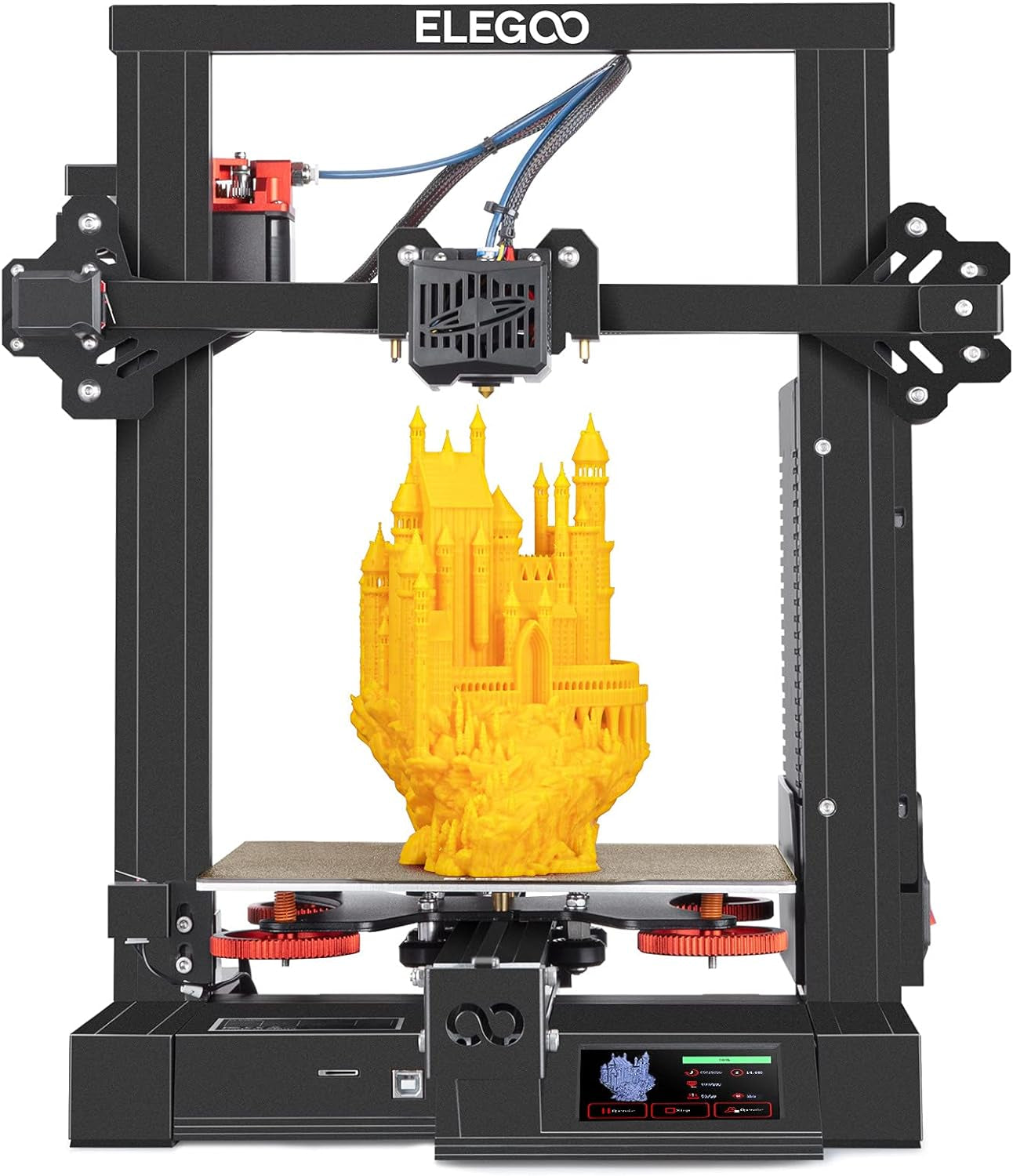 3D Printer Neptune 2S FDM 3D Printer with PEI Printing Sheet Large Printing Size 8.66X8.66X9.84 Inch