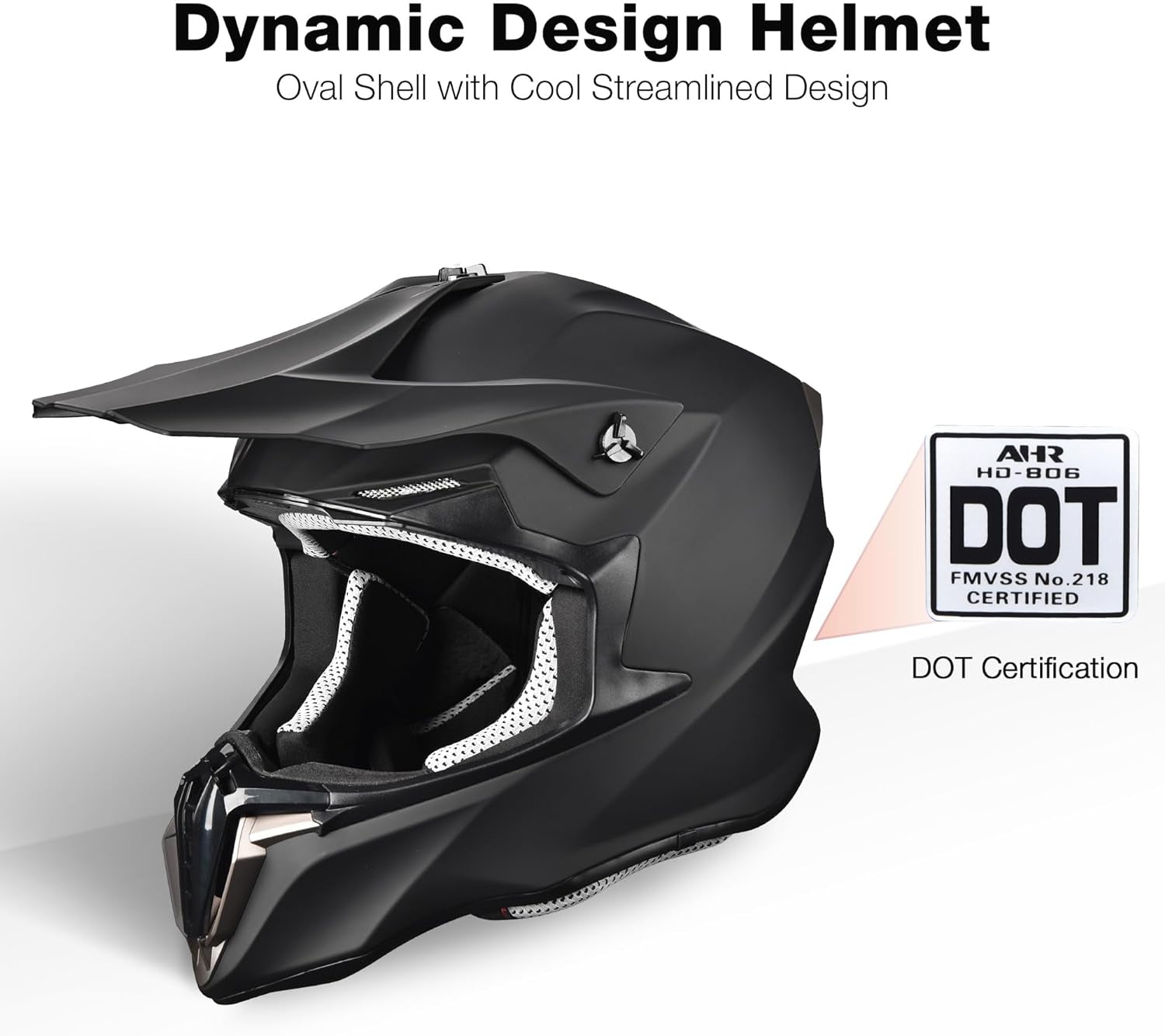 Adult Offroad Dirt Bike Helmet Motocross ATV Dirtbike Outdoor BMX MX Full Face Motorcycle Helmet DOT Approved