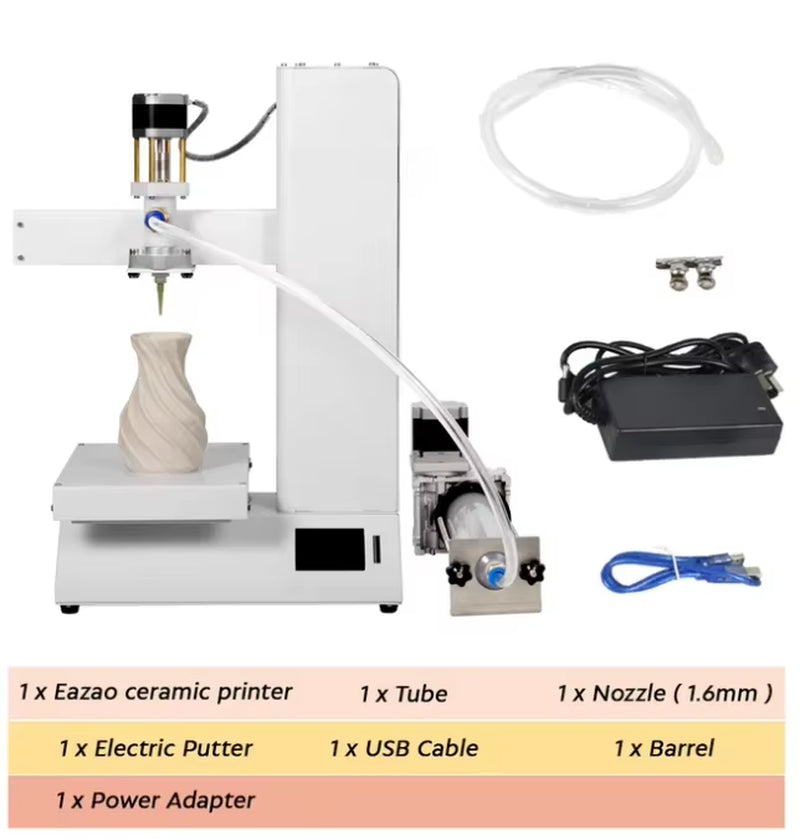 Portable Desktop 3D Printer DIY 3D Printer Powerful Easy to Use and Affordable Cerambot Touch Screen  Ceramic Printer